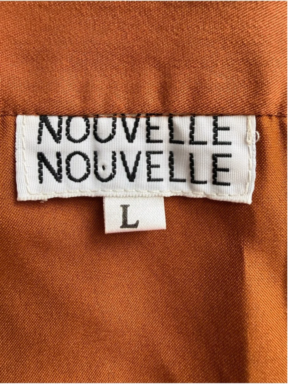 Nouvelle Vintage Rust High-Waist Pencil Skirt Size L Preppy Classic Academia